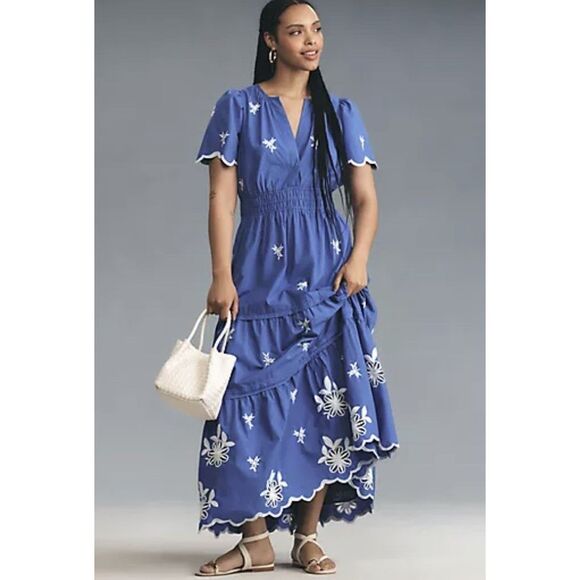Anthropologie Dresses & Skirts - Anthropologie The Somerset Maxi Dress: Eyelet Edition